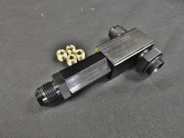 Enderle 6010  -8 AN Carburetor Check Valve with -8AN Mount  for mechanical fuel pumps